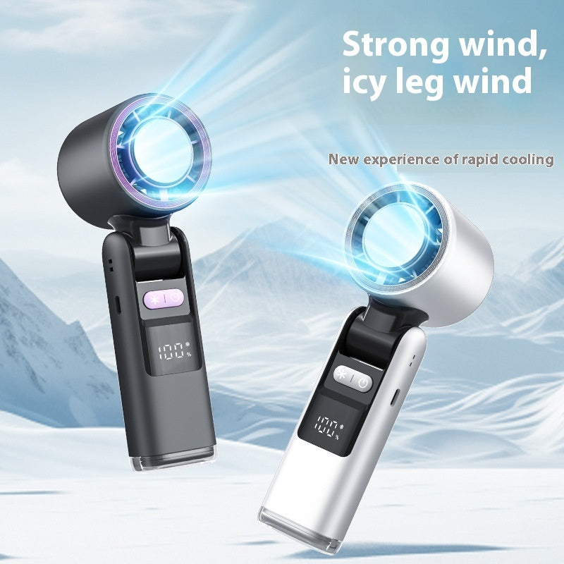 Mini Usb Charging Folding High-speed Handheld Fan