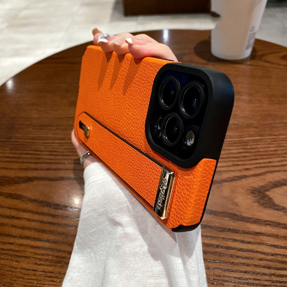 Premium Fashion Orange Wristband Phone Case
