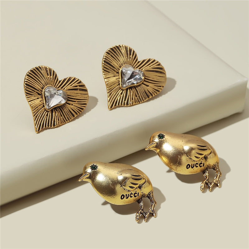 Chicken Earrings Korean Fashion Simple Cold Style Earrings