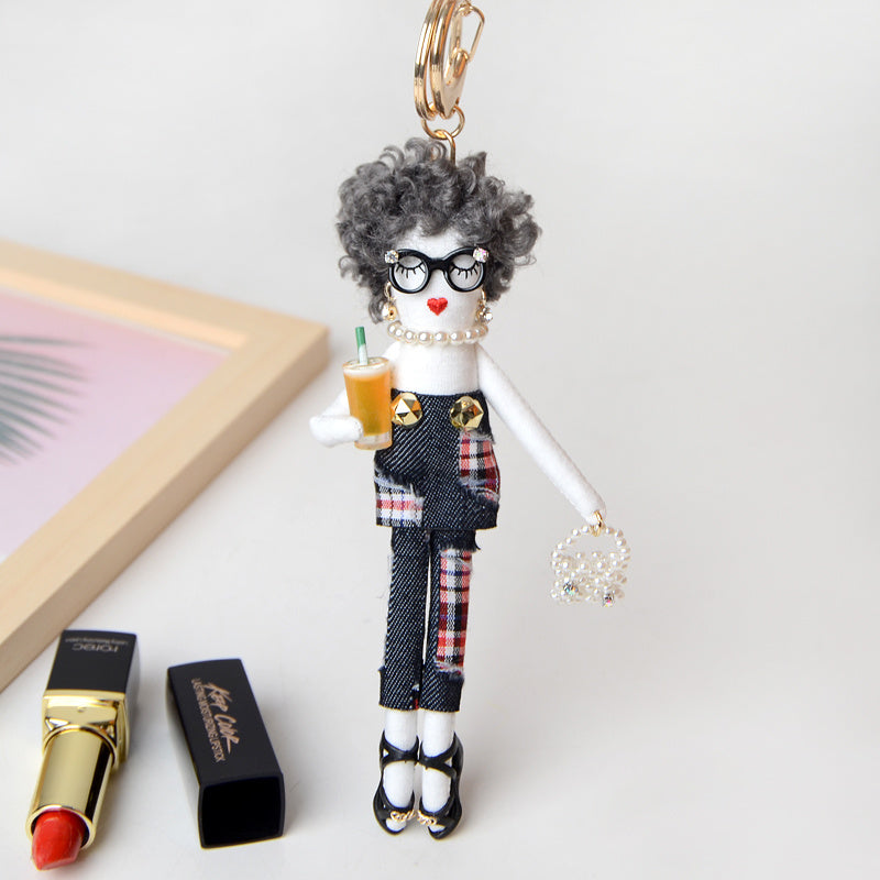Fur Accessories Female Lady Mink Hair Pendant