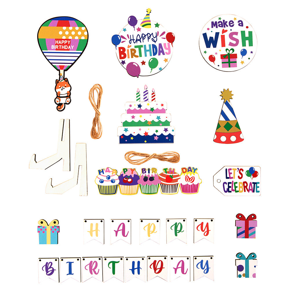 Birthday Party Theme Home Layered Tray Decorations