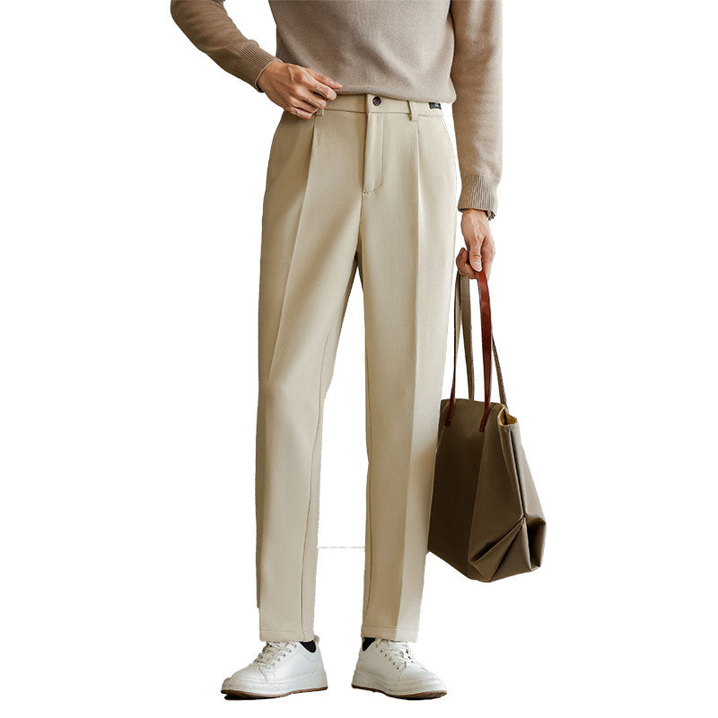 Anti-Wrinkle Micro-Stretch Business Young Casual Suit Pants