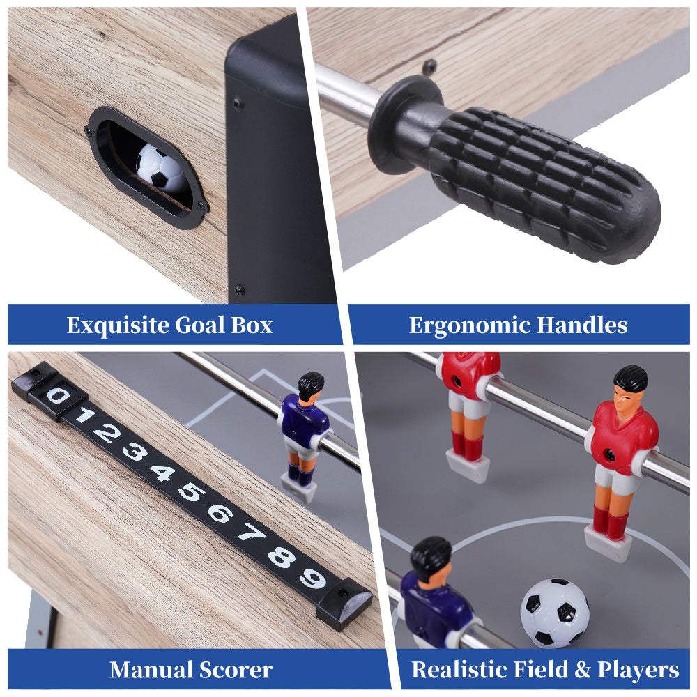 48 Inch Full Size Foosball Table For Kids And Adults