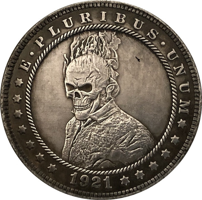 American Morgan Tramp Coin Antique Silver Dollar