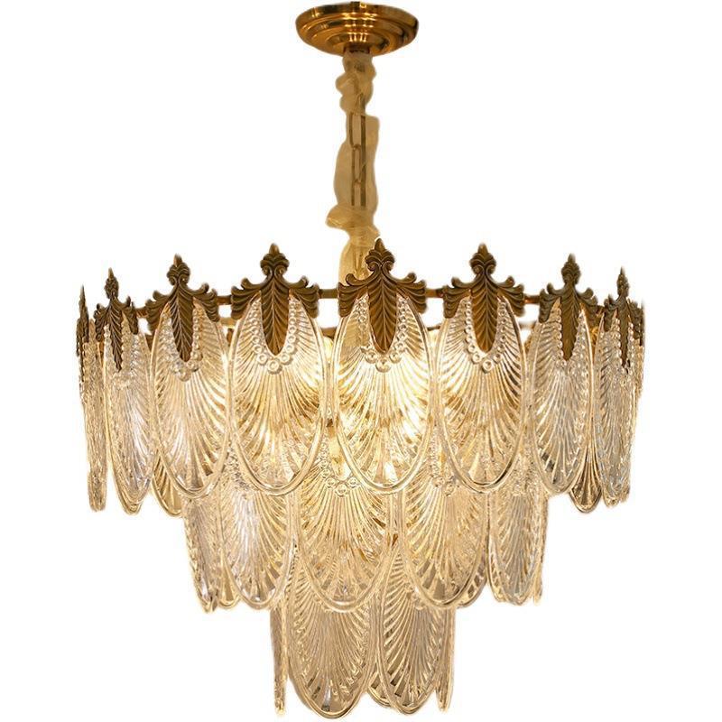 Glass Chandelier Living Room Simple Creative Bedroom Chandelier