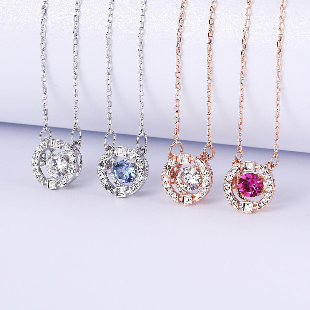 Colorful And Lively Crown Necklace Pendant For Women