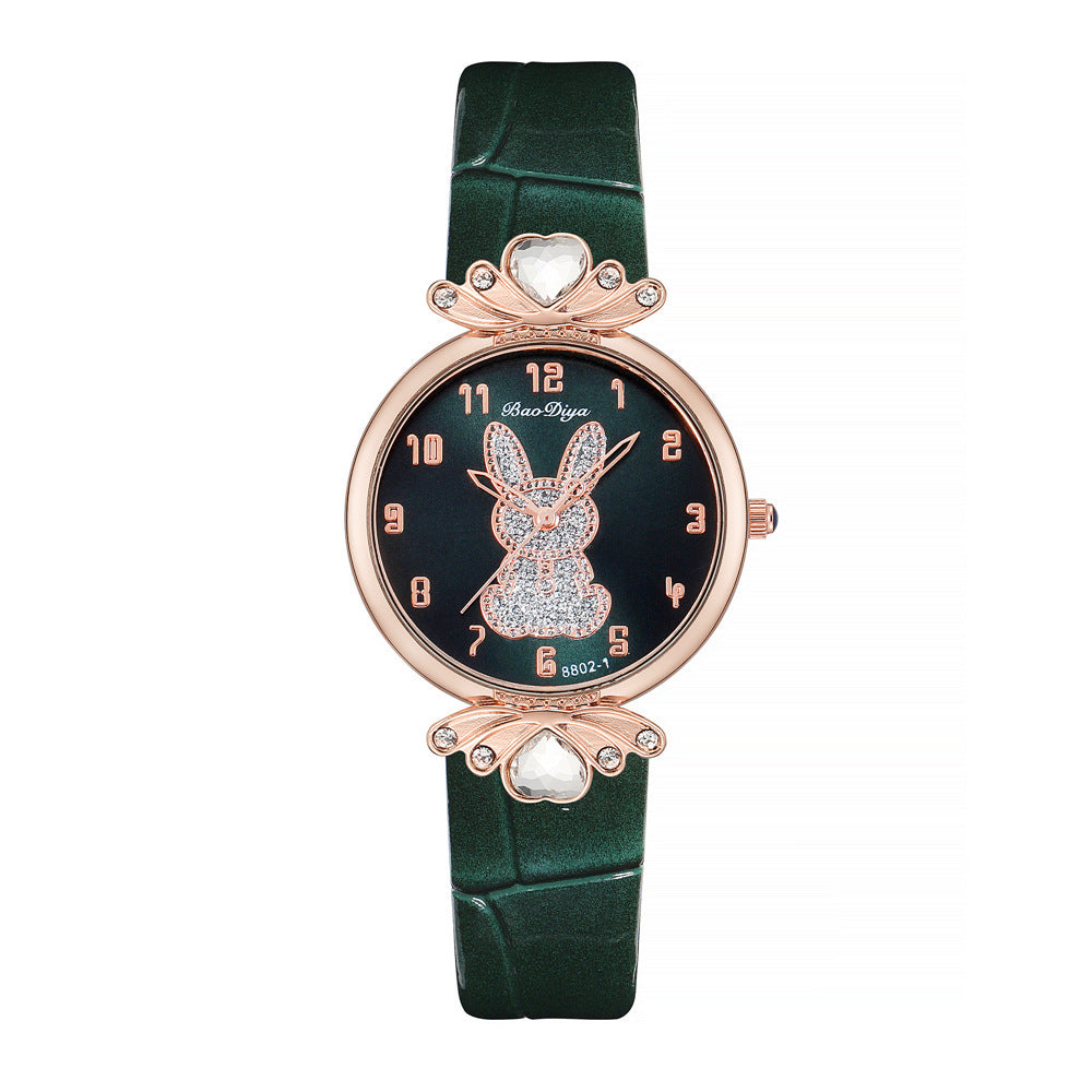 Fashion Rabbit Pattern Women's Watch