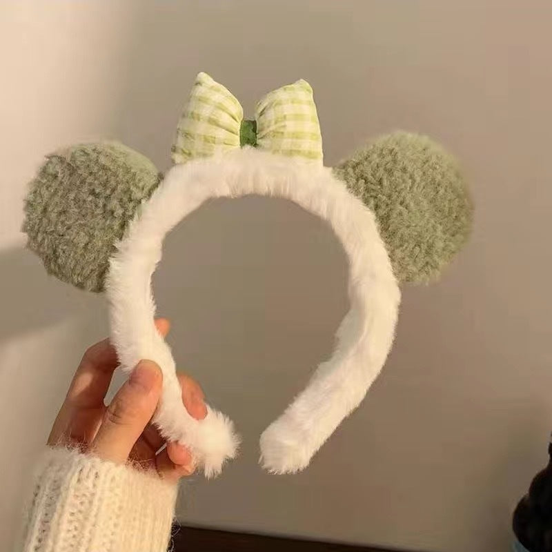 Cute Face Wash Hair Bands Female Cartoon Headwear Hair Band Headband Apply