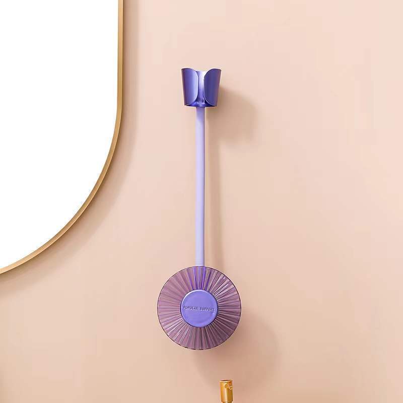 Bathroom Storage Hair Dryer Wall-Mounted Rotatable Rack