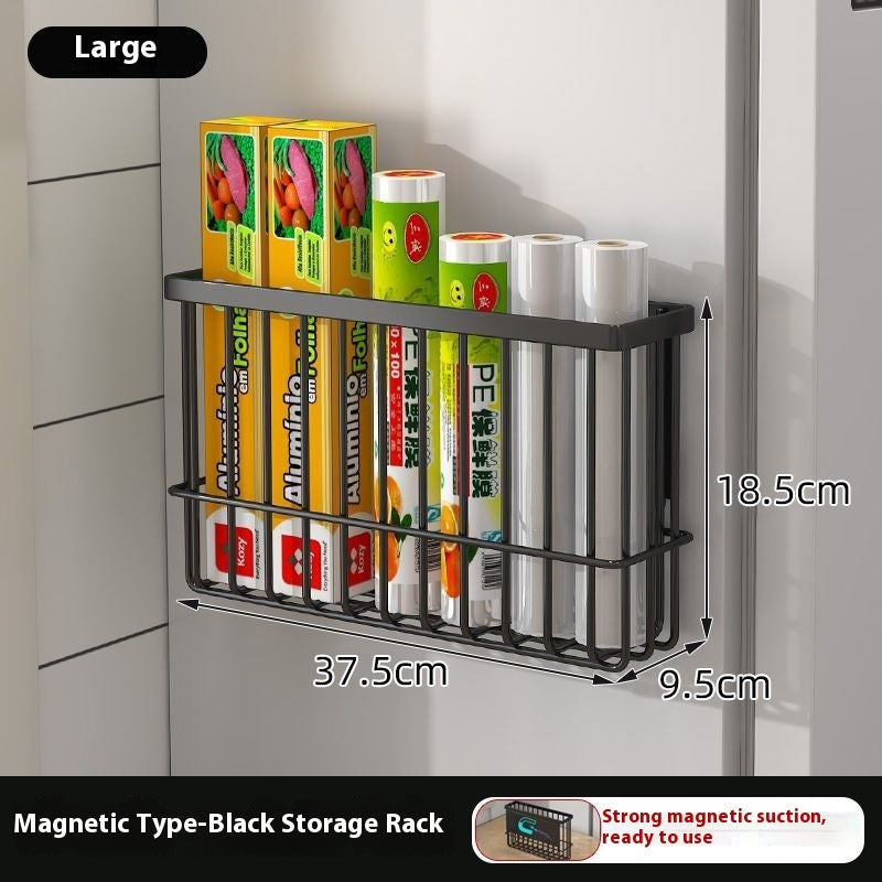 Kitchen Refrigerator Magnetic Storage Rack