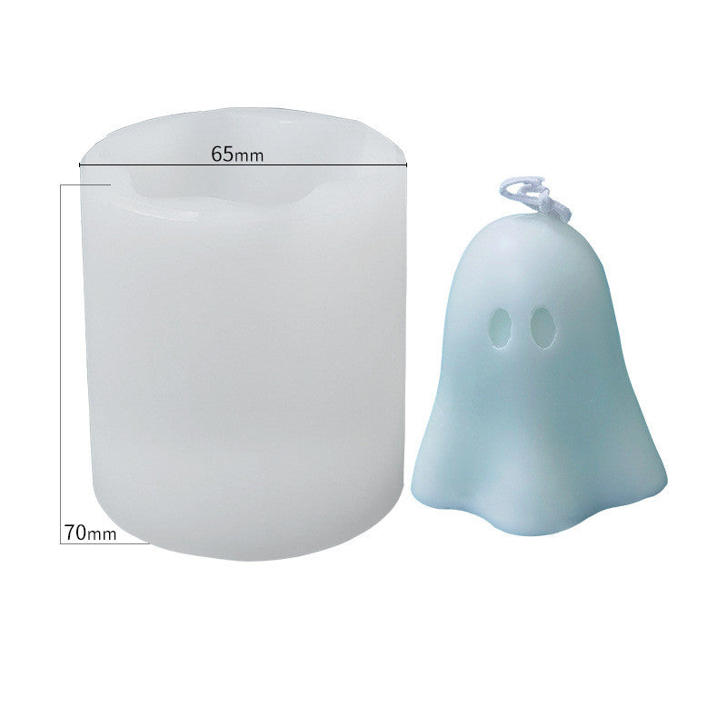 Ghost Groom Halloween Scented Candle Silicone Mold