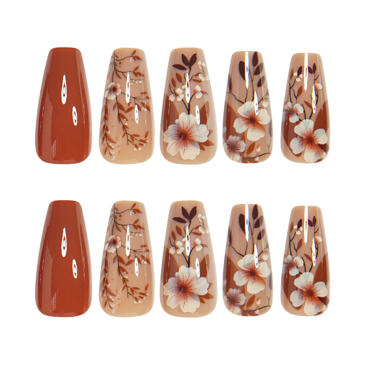 24-Piece Ballet Brown Series Wear Armor