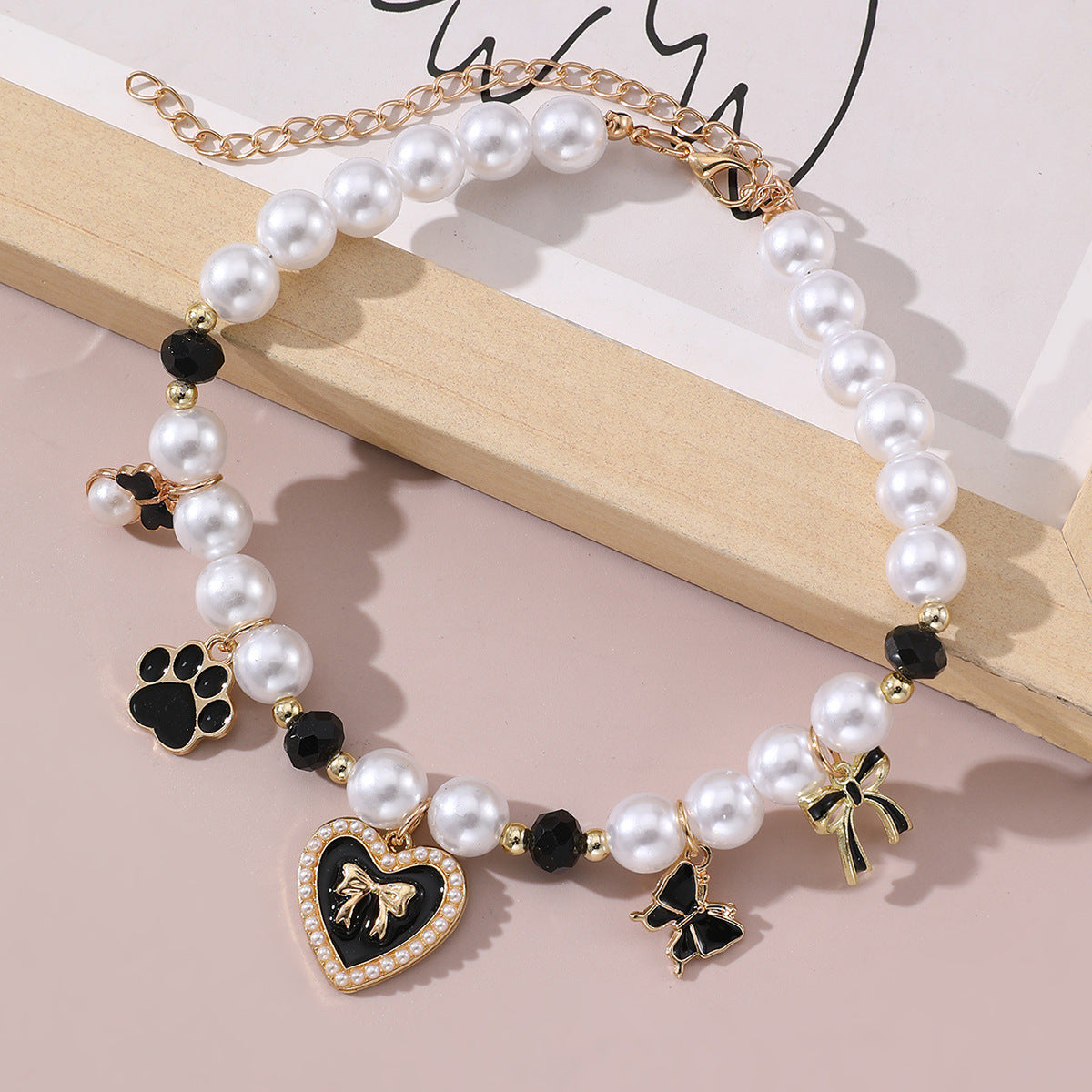 Cartoon Pattern Pendant Necklace Pet