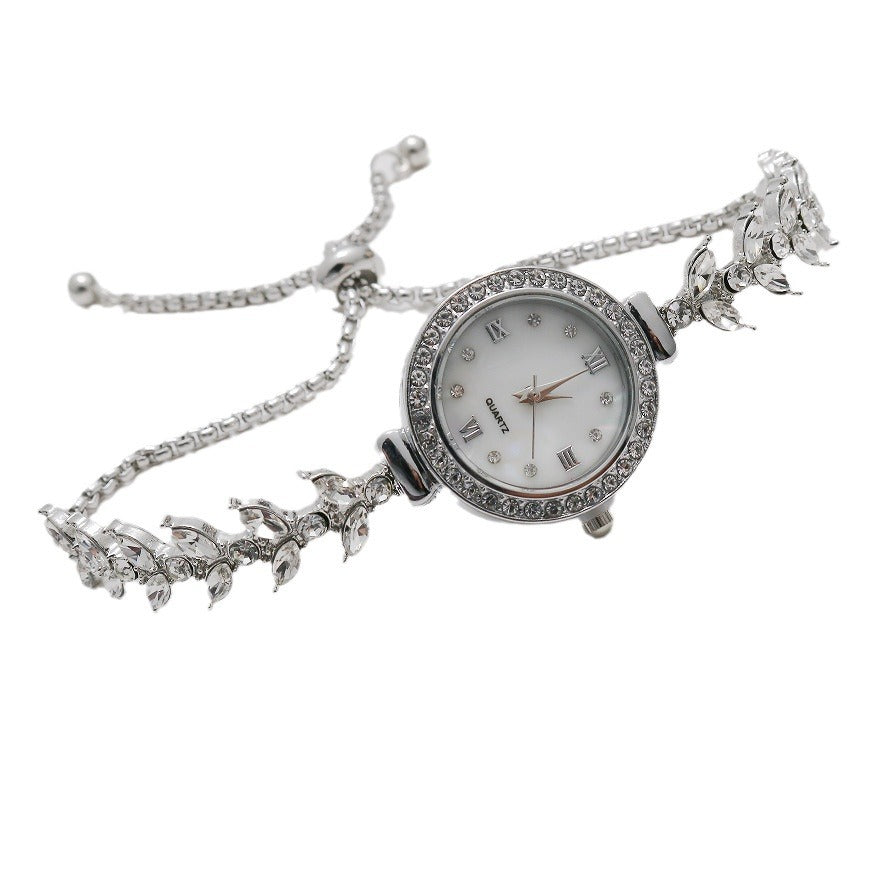 Simple Fashion Temperamental Bracelet Women's Watch Pull-out