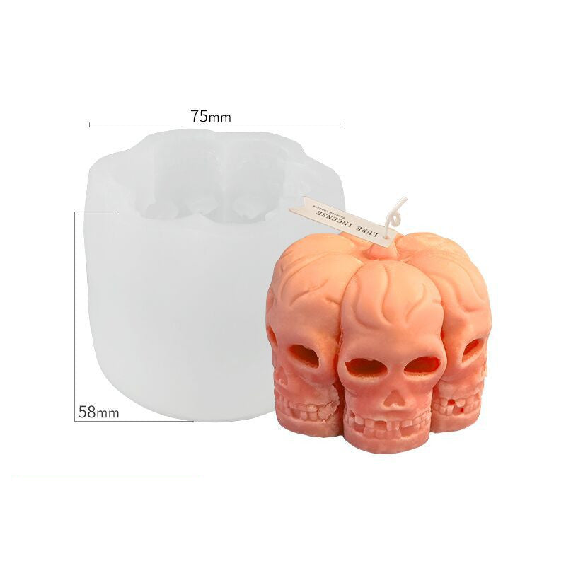 Ghost Groom Halloween Scented Candle Silicone Mold