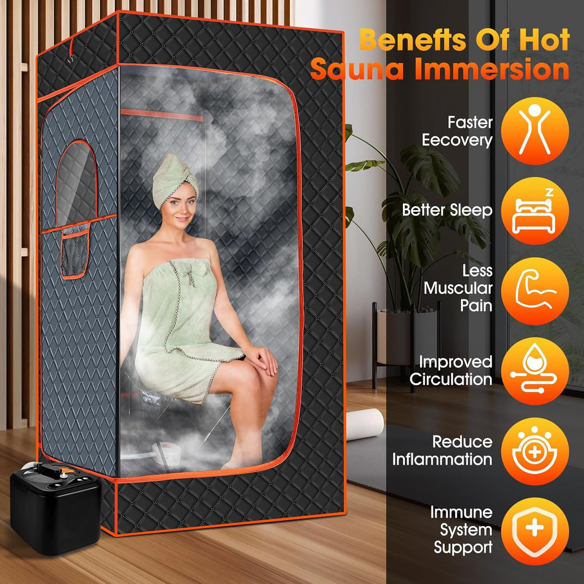 Foldable And Portable Sauna Machine Home Full Body Sauna Box