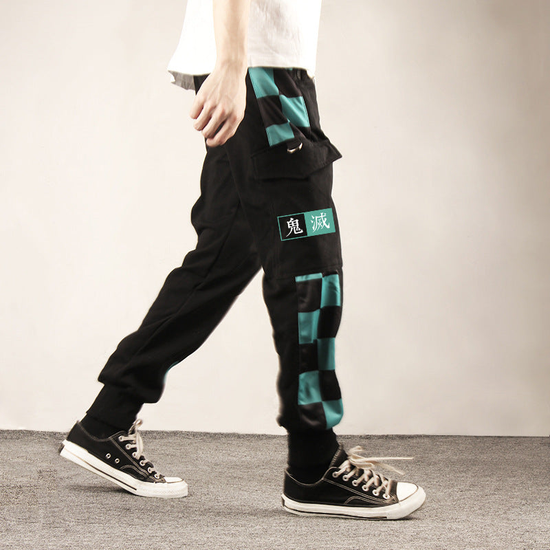 Anime Trousers Overalls Daily Casual Sweatpants