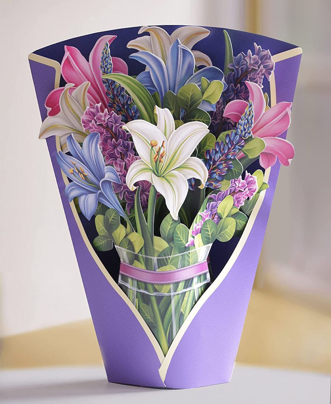 3D Three-Dimensional Flower Bridal Bouquet Teacher's Day Paper Carving Crafts