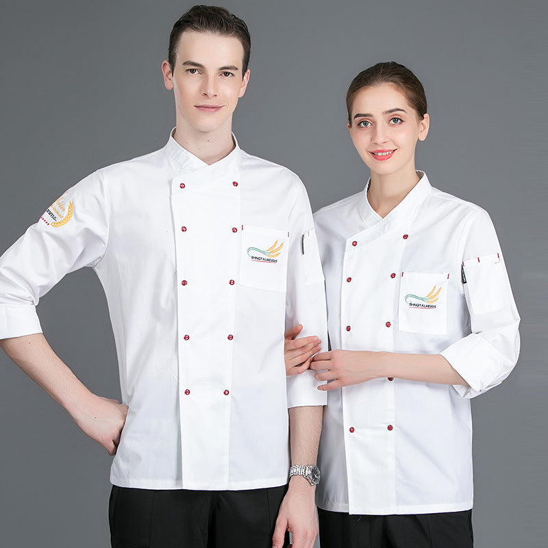 Western Restaurant Kitchen Chef's Overalls