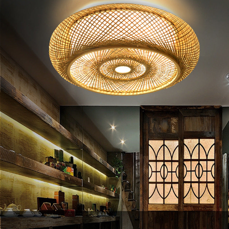 JapaneseNew Chinese Zen Dining-Room Ceiling Lamp