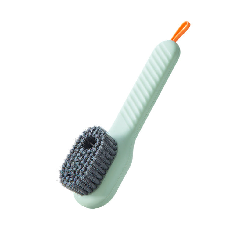 Multifunctional Soft-Bristled Shoe Brush Long Handle Brush Automatic Liquid Adding Shoe Clothing Board Brush Cleaning Tool