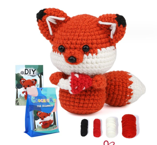 Crochet Material Package Woven Wool Ball Handmade Doll Diy Knitted Crochet Material Package