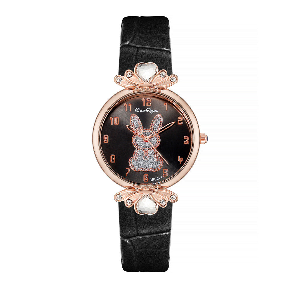 Fashion Rabbit Pattern Women's Watch