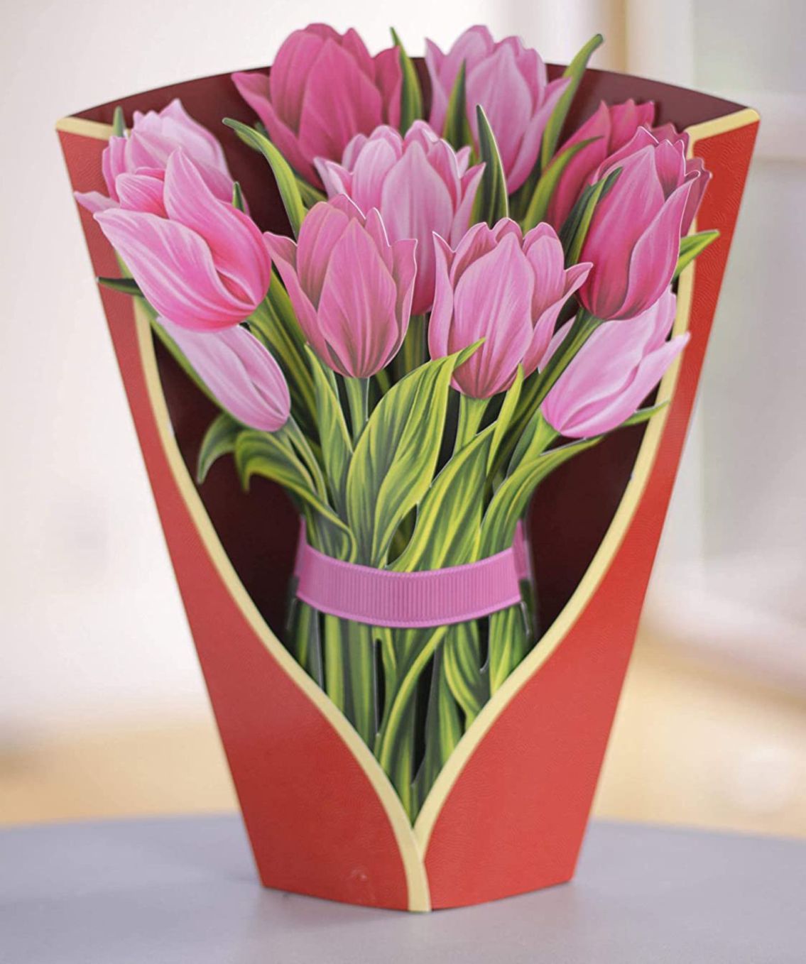 3D Three-Dimensional Flower Bridal Bouquet Teacher's Day Paper Carving Crafts