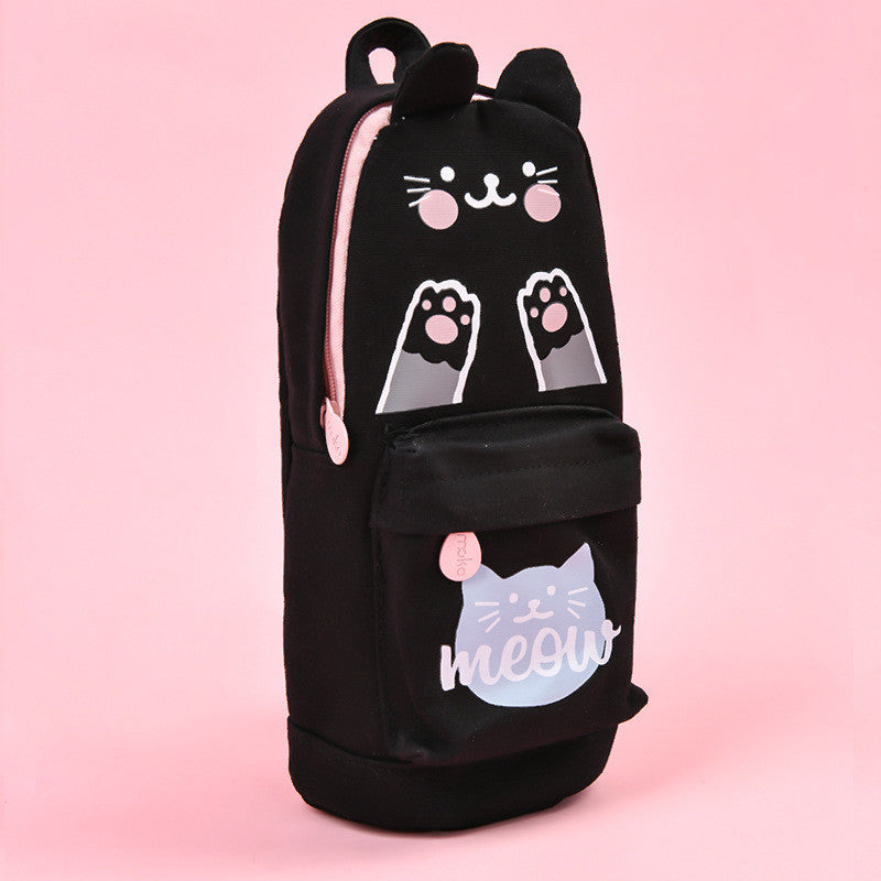 Cute Schoolbag Pen Large Capacity Stationery Bag