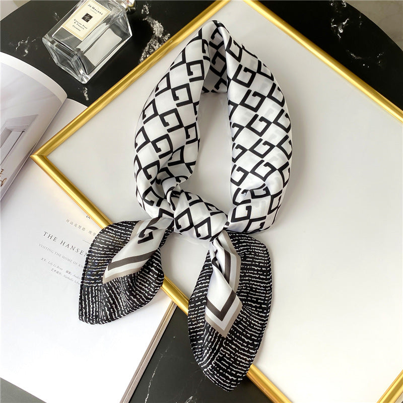 Luxury Wind Square 70cm Thin AutumnWinter Scarf