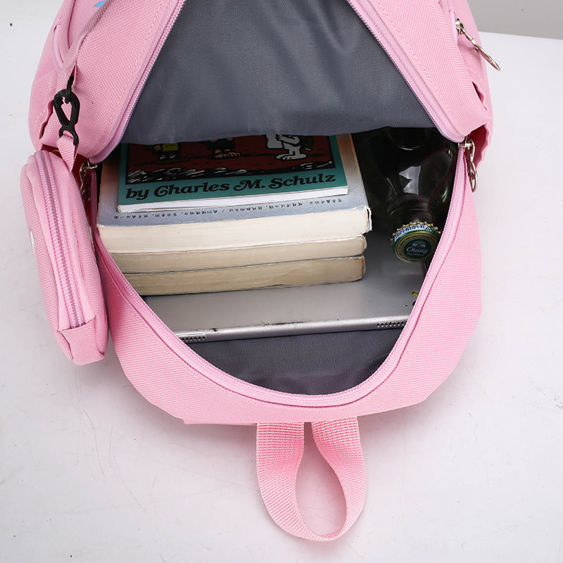 Cute Cartoon Children's Spine Protection With Coin Purse Children's Printed Schoolbag