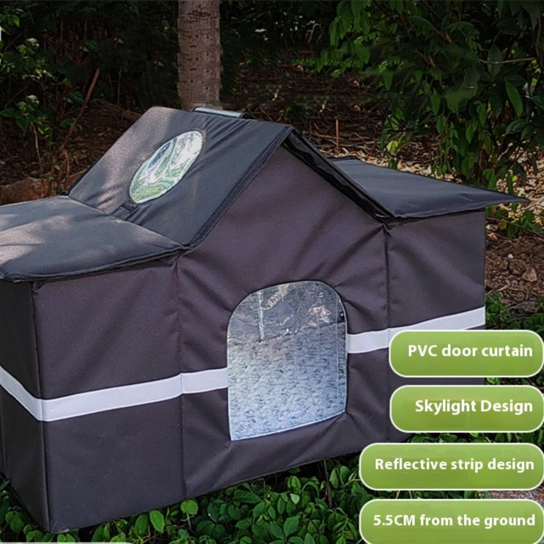 Waterproof Outdoor Keep Warm Small Dog Cold-proof Four Seasons Cat House