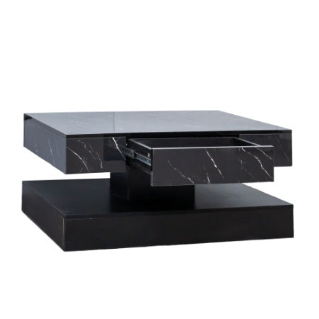 6.93IN High LED Coffee Table,Modern Coffee Table For Living Room,Living Room Tables,Large Living Room Furniture,LED Lights