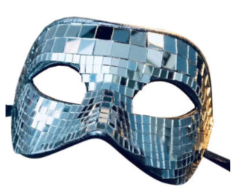 Fancy Dress Ball Mirror Mask Disco Costume Mask