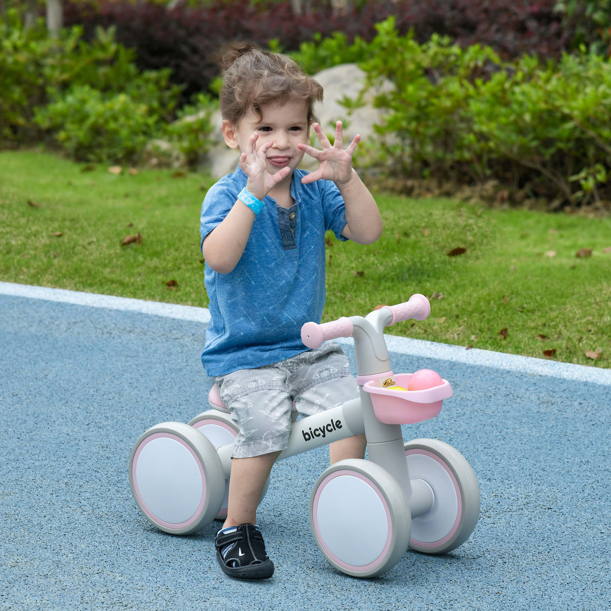 Balance Bike for Toddlers 1-3 Years with Adjustable Seat