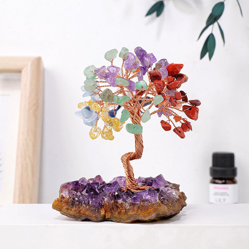 Crystal Flower Tree Home Crafts Ornaments