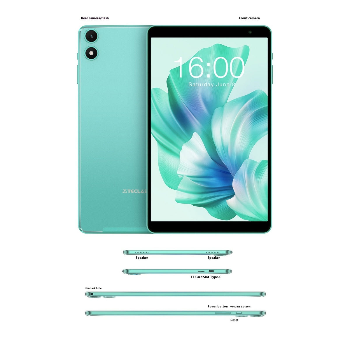 Android 13 Tablet 8-inch HD Eight-Core Student 4GB 64GB