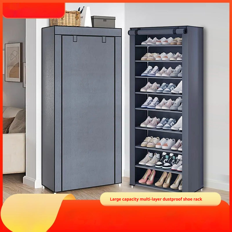 Dustproof Multi-Layer Door Household Storage Shoe Rack