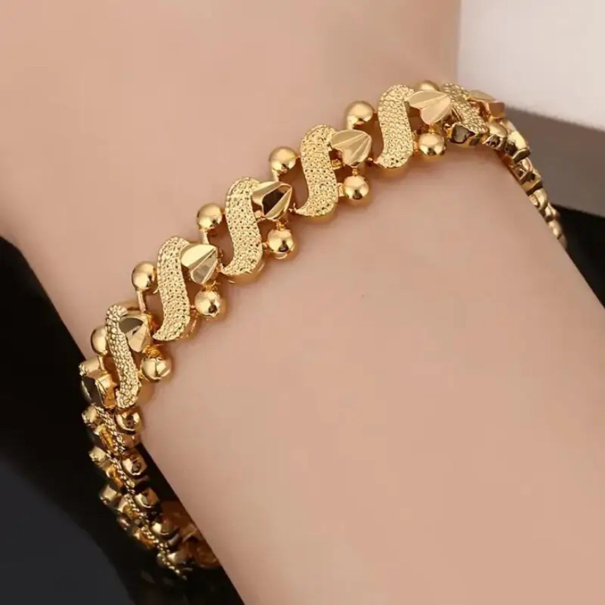 Brass Plated 24k Gold Bracelet