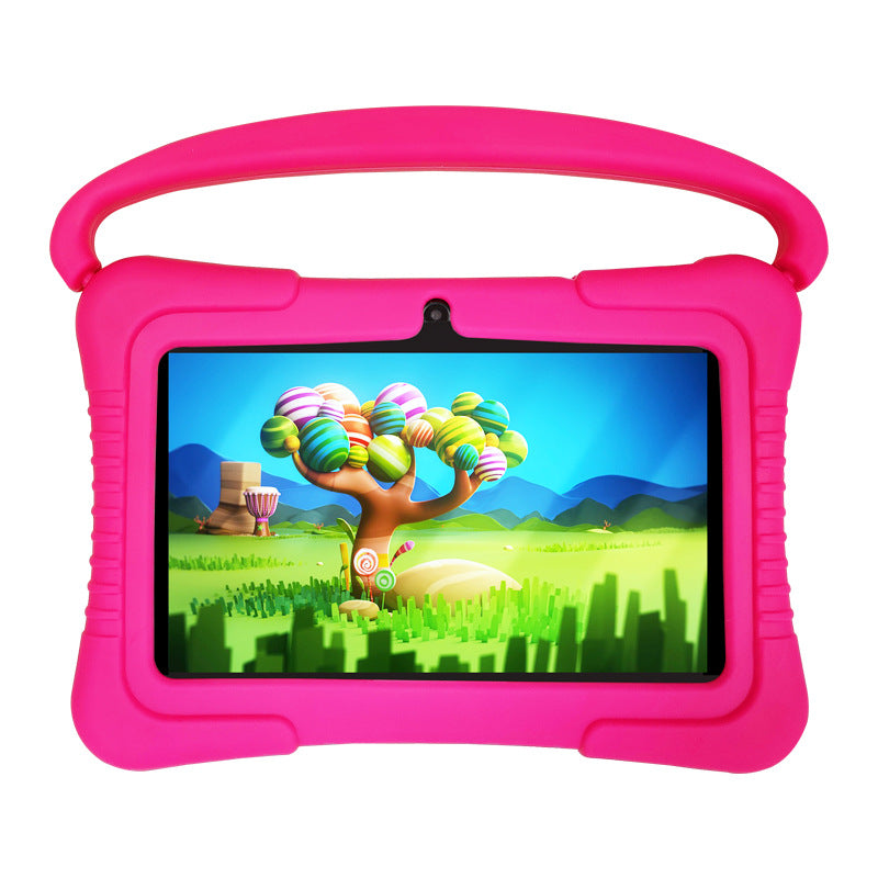 7 Inch Children's Tablet Pc Single Handle Smart Tutoring High Definition Video Machine