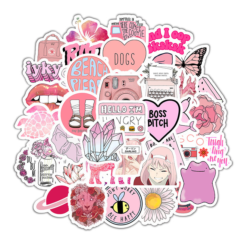 Blue Ocean Style Cup Stickers