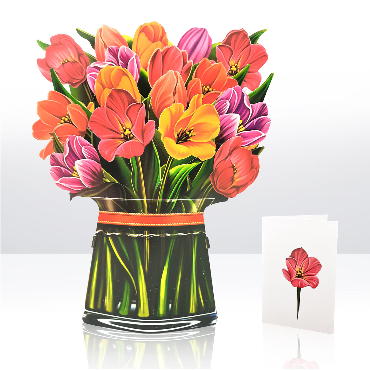 3D Three-Dimensional Flower Bridal Bouquet Teacher's Day Paper Carving Crafts