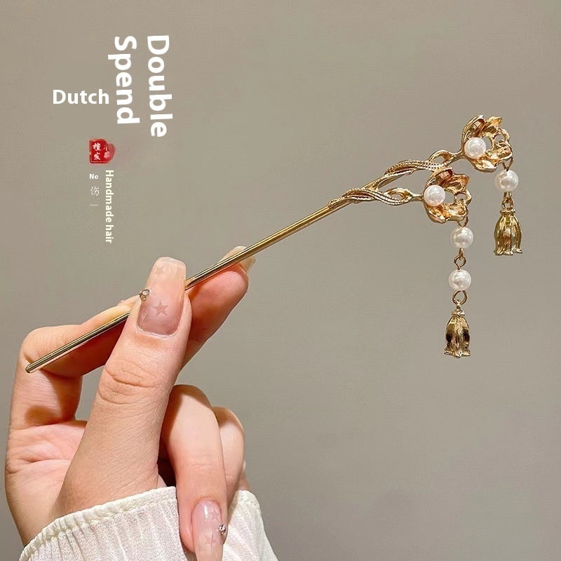Chinese Style Ancient Style Tassel Hairpin