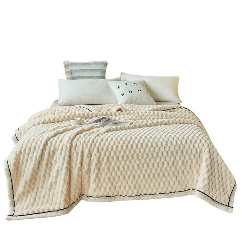Doudou Velvet Blanket Double-Layer Thickened Nap Blanket