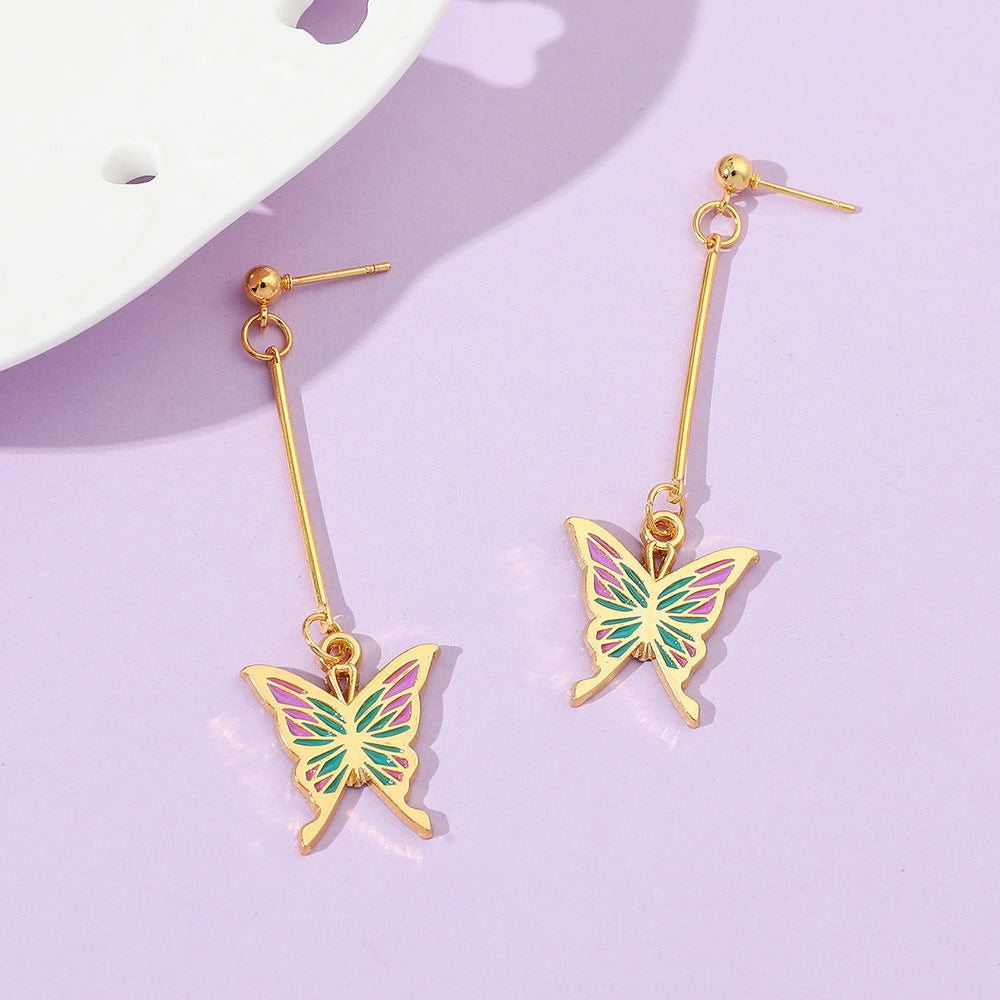 Butterfly Tassel Butterfly Earrings Niche