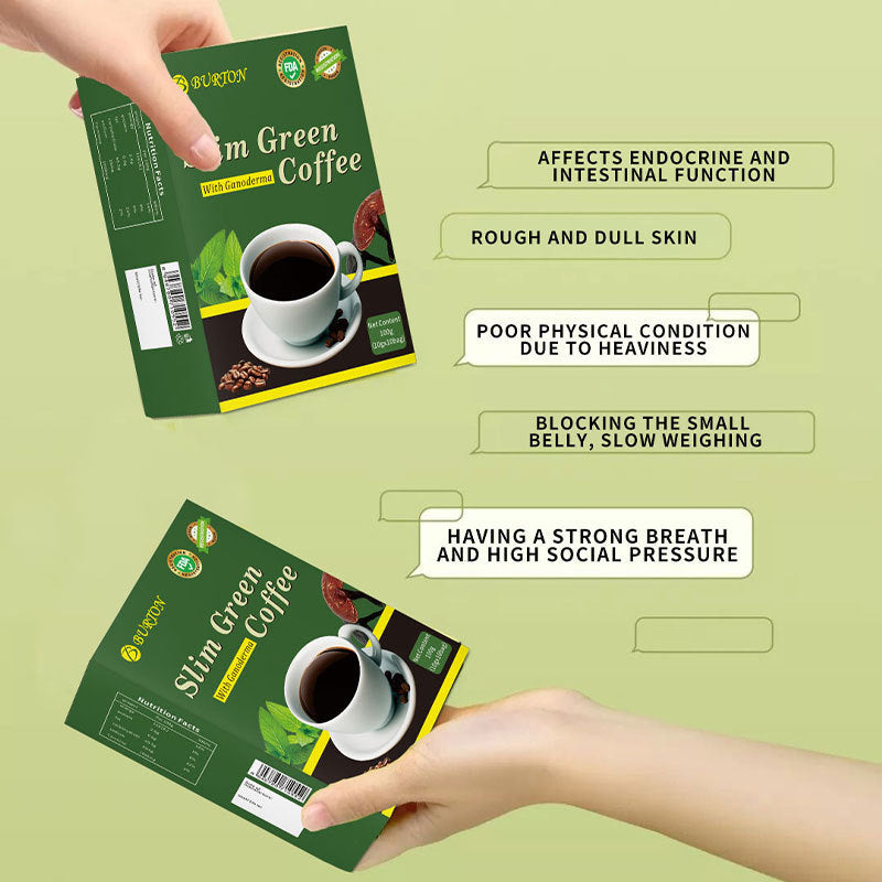 Ganoderma Lucidum Hericium Erinaceus Mushroom Green Coffee