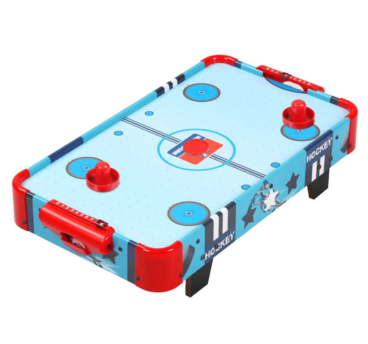 24inch Battery-Operated Tabletop Mini Air Hockey Table For Kids