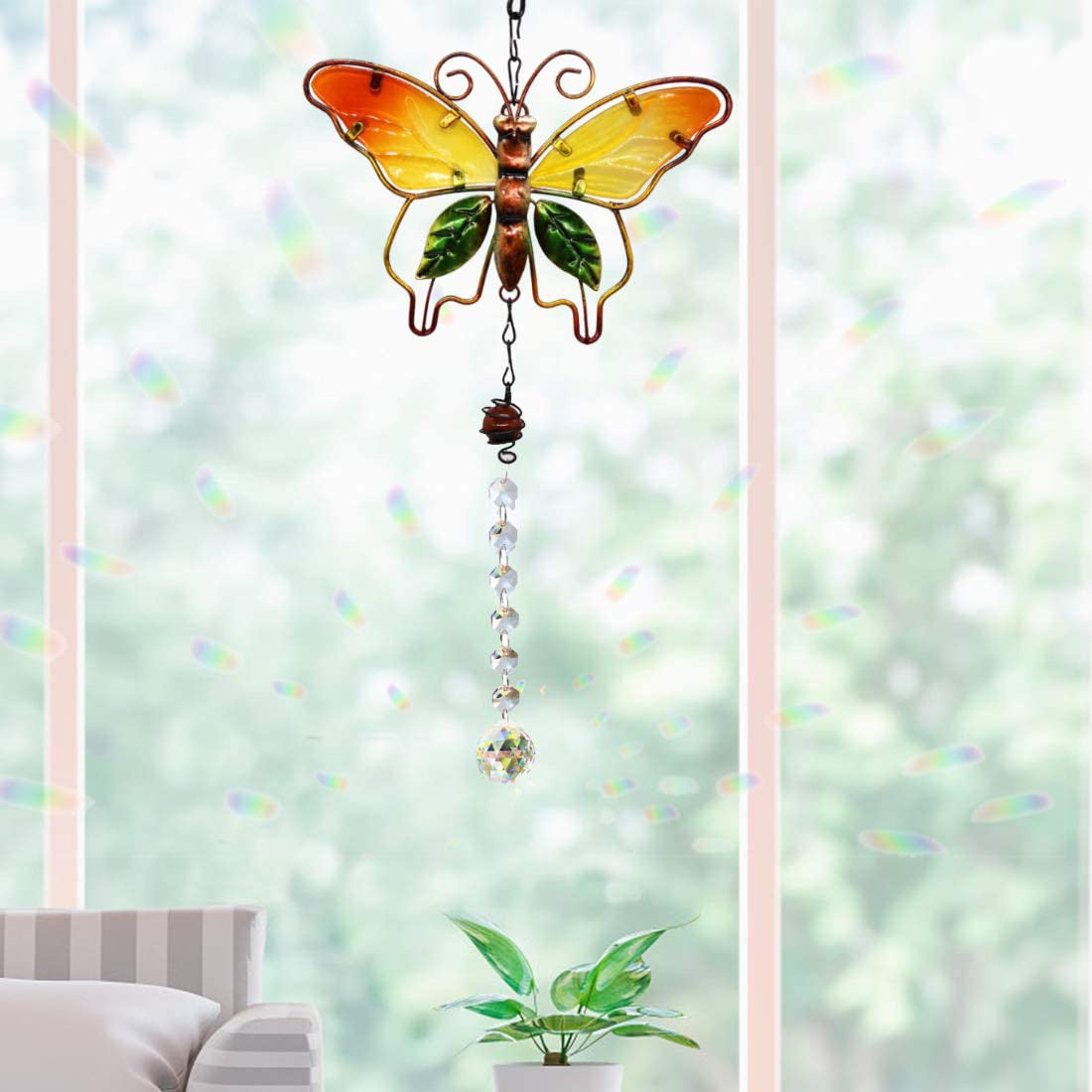 Crystal Sun Catcher Lamp Prism Pendant