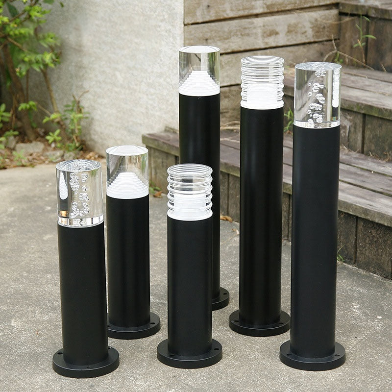 Outdoor Crystal Lawn Lamp Simple Crystal Bubble Light