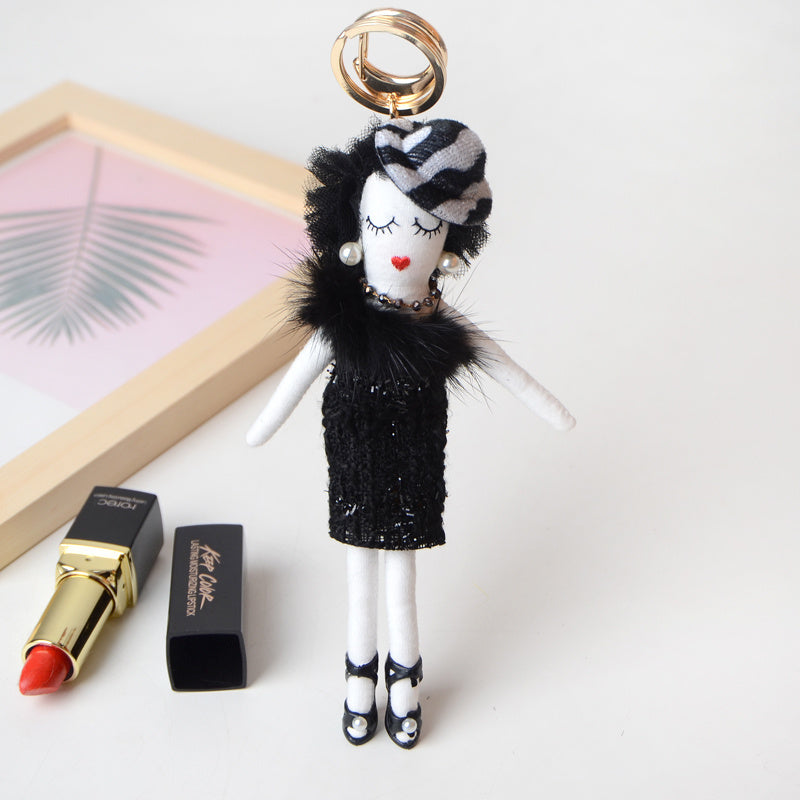 Fur Accessories Female Lady Mink Hair Pendant